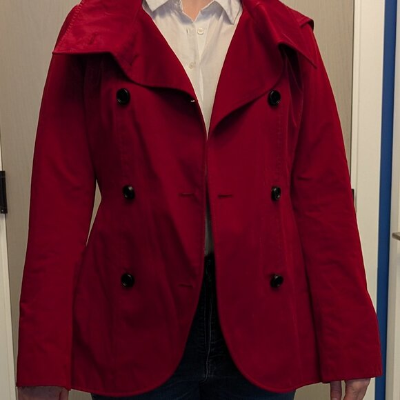 Red SOIA & KYO Jacket, Size Small - Picture 1 of 8